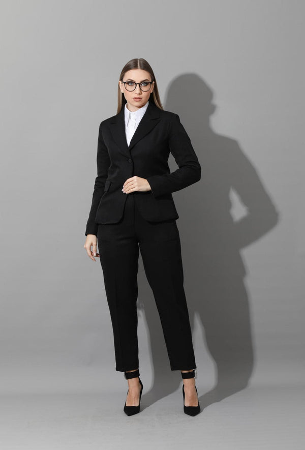 Tailored Slim Fit Suit - Black - GIFTSNY.US- KS Fashion Wear