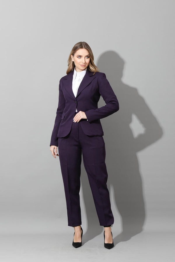 Tailored Slim Fit Suit - Purple - GIFTSNY.US- KS Fashion Wear
