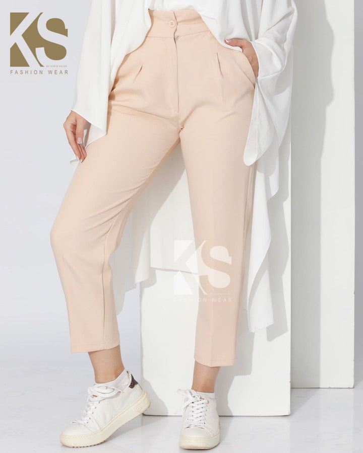 Trousers - Beige - GIFTSNY.US- KS Fashion Wear
